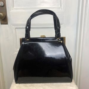 Vintage Black Handbag Purse
